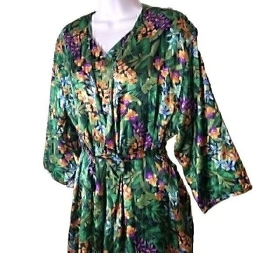 Cabernet Robe Sleepshirt Set S